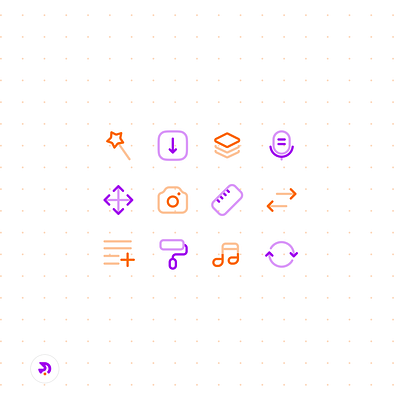 Duo line (Two tone) icons app design design duo line duotone icon design icon library icon pack icon set iconography icons iconset interaction design product design two tone ui ui kit ui ux design user interface icons web design