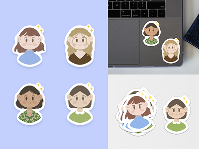 Stickers creative design illustration procreate stickers