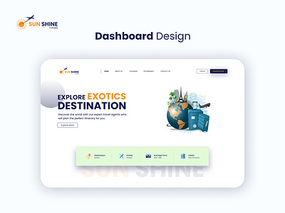 Travel Agency Website Dashboard Design Inspiration. dashboard design dashboard ui design travel agency dashboard design ui website design