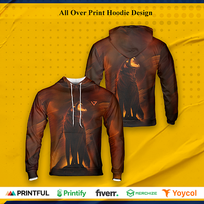 Hoodie Design print polo shirt