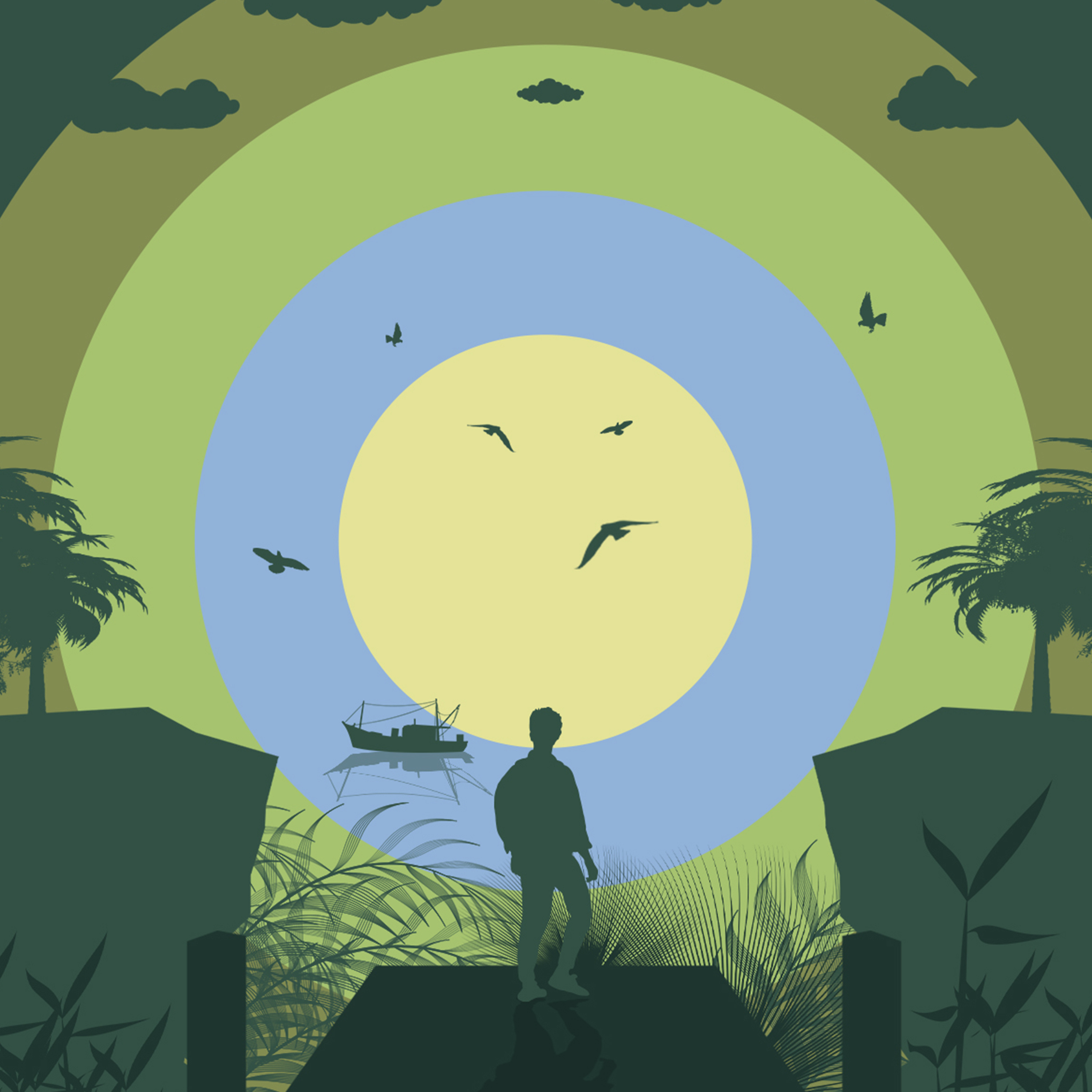 Album Cover Design / by Eldan Alomerovic album art album cover art artist arts artwork bridge cover cover art creative design design design inspiration forest graphic design illustration inspiration music nature people tree