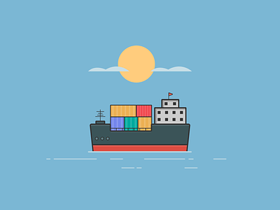 Cargo Ship cargo ship ship ship icon