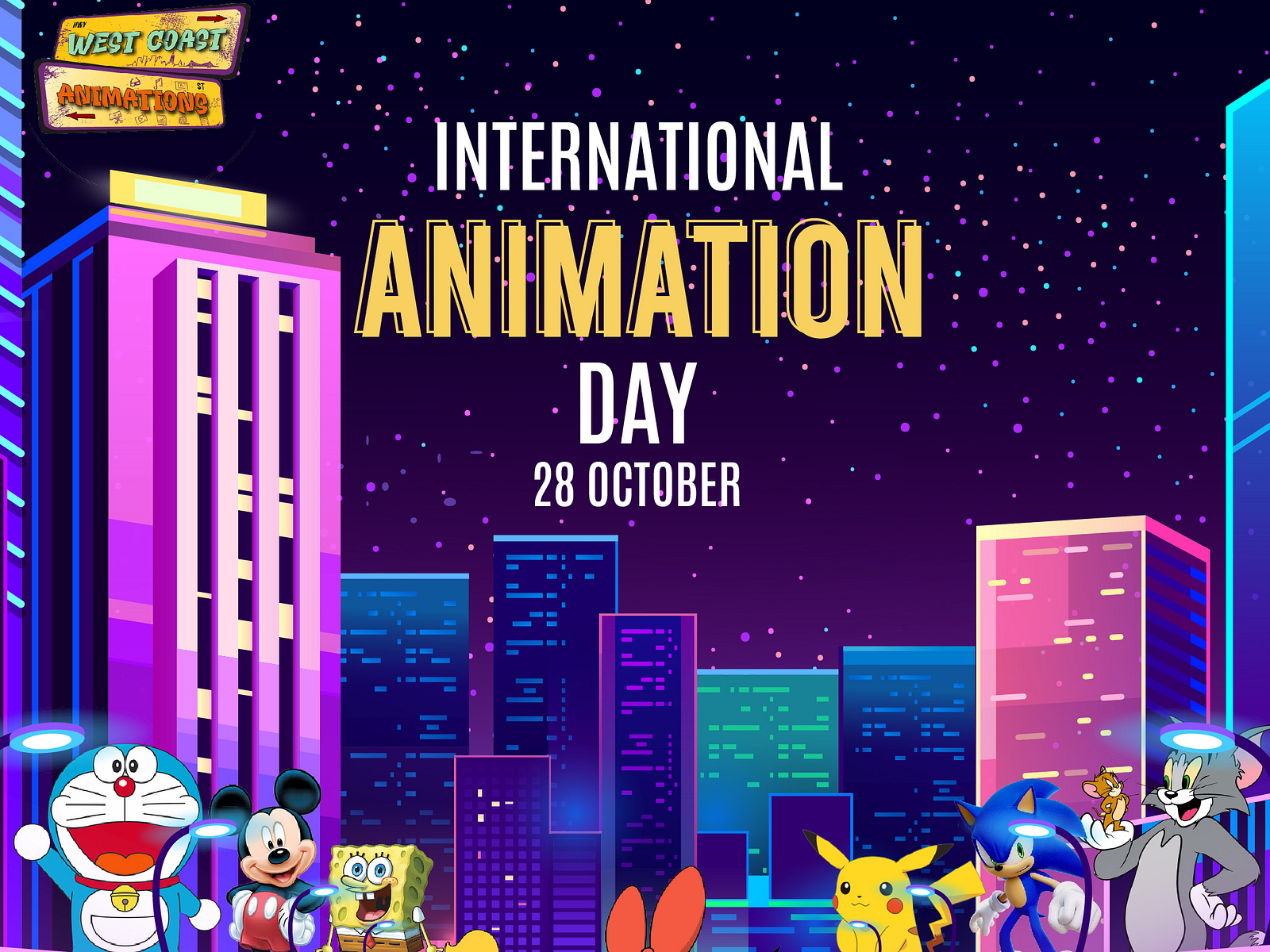 International Animation Day By Westcoast Animations On Dribbble