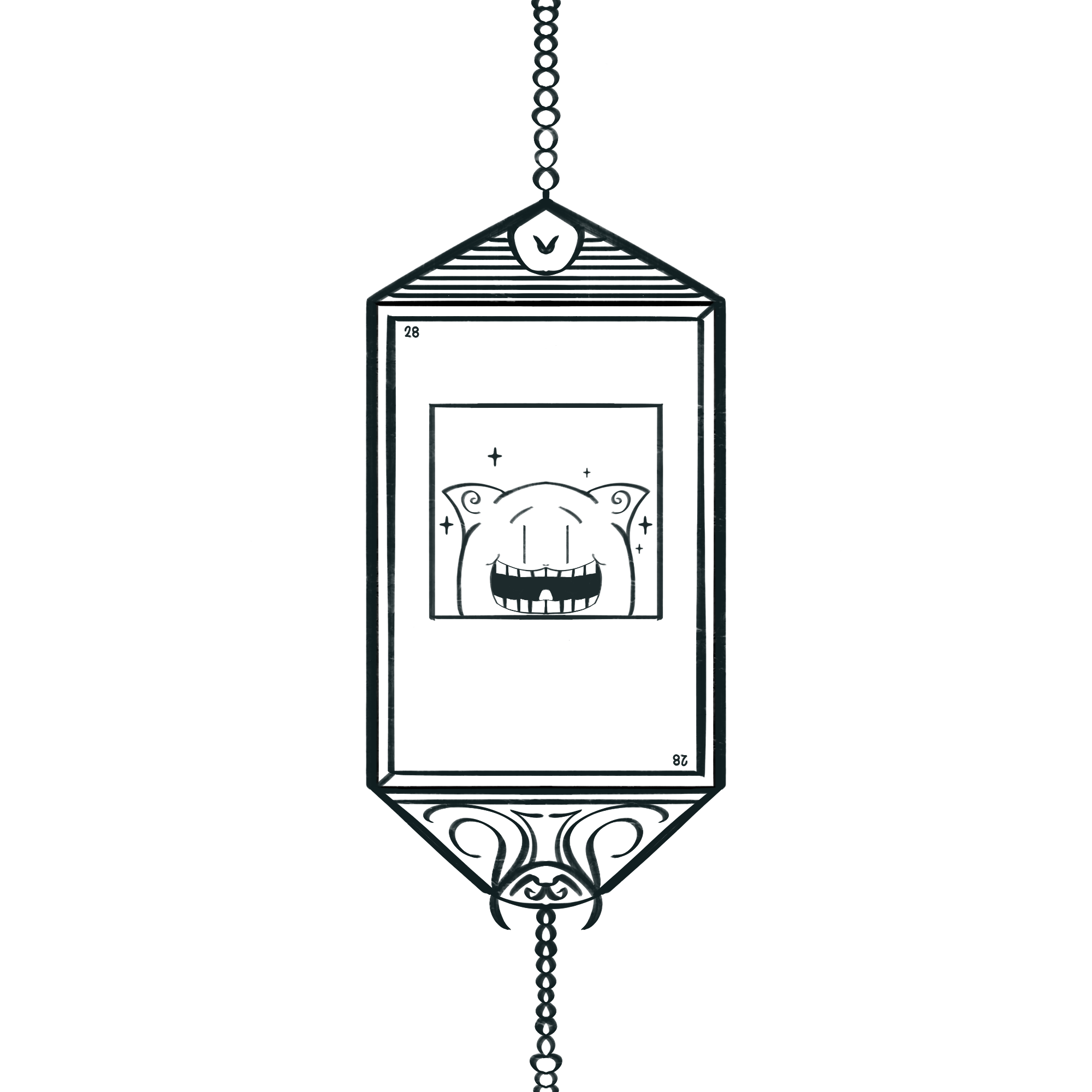 Inktober 2023 - 28 - Sparkle design illustration inktober