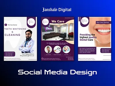 Dental Post Design | Dental Social Media banner dental dental clinic dental post design dental social media dentistry post design facebook ad design graphic design healthcare post design poster social media