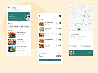 Food Delivery App figma ui ui design