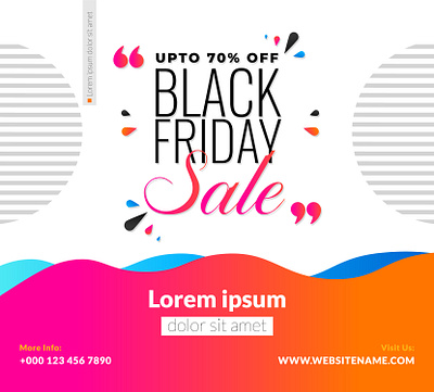 Free vector gradient black friday landing page template discount offer