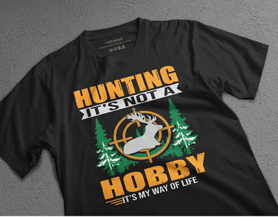 HUNTING T-SHIRT DESIGN. graphic design hunting custom t shirt hunting merch design motion graphics t shirt design tips