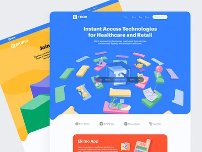 Landing Page | Illustration UI branding career page design graphic design graphicdesigner hero illustration illustration landing page marketing ui minimalism minimalist minimalist design product design tech website ui ui ux design ui design ux