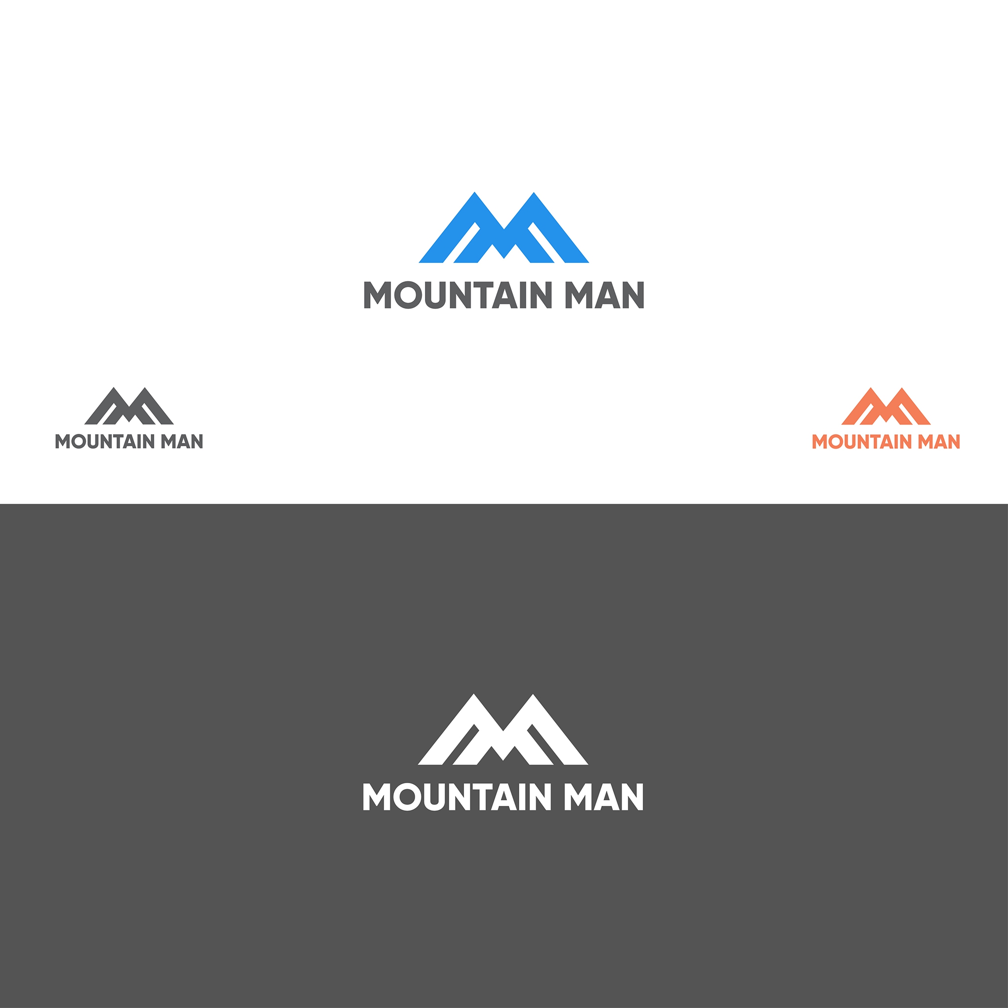 Mountain Man branding design graphic design illustration logo vector