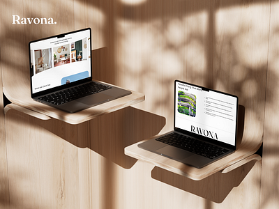 Ravona - SmartCLanding Page architecture eco friendly landing page smart home ui ux visual design website website design