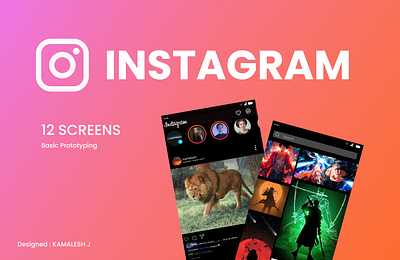 Instagram UI Kit 2023 1.0 app branding design instaui socailmedia template ui ux