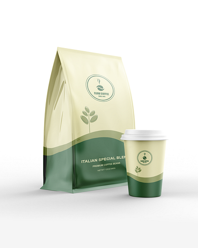 Caffe Packaging Design branding design graphic design illustration typography