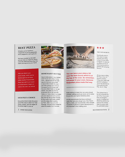 Magazine Pages Design branding design graphic design illustration typography