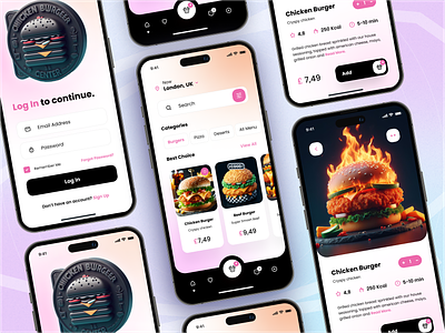 Food Delivery App ai food app app design delivery app delivery service app food app food app design food delivery food delivery app food delivery mobile app food order mobile app mobile app design mobile eat app mobile ui modern food app restaurant app trends trendy ui