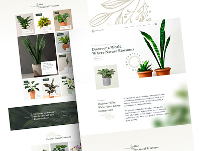 Gaia's Nest - Plant Website