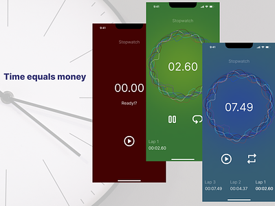 Stopwatch Mobile App Design alarm bhaag milkha bhaag branding clock figma lap logo mobile money pause start stop stopwatch time timer ui user experience user interface ux wrist watch