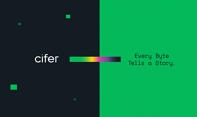 Cifer brand identity brand identity branding c logo cyber gradient logo logo modern pixel saas software logo tech logo ui visual design