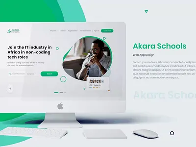 Akara School Website (UX/UI) Redesign admin animation branding dashboard design figma graphic design important schoolportal ui ux web webdesign website