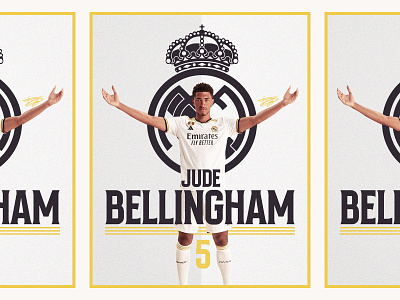 Bellingham Mentality. bellingham branding football jude bellingham poster design poster designer rahalarts real madrid sport design sport designer sports branding