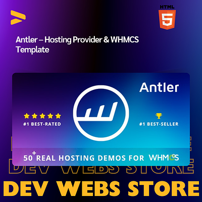 Antler – Hosting Provider & WHMCS Template templates themes web design web development