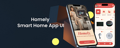 Smart Home App- Homely branding figma ui uiux ux