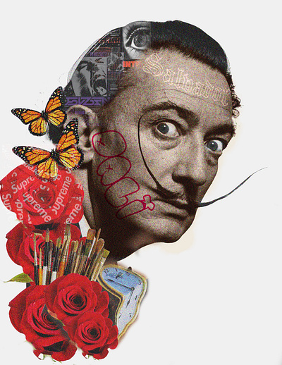 Dali street graphic design illustration