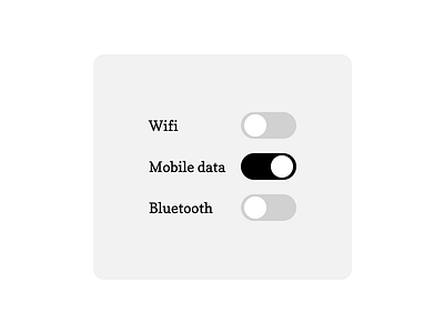 On/Off Switch DailyUI015 figma graphic design uidesign uxdesign