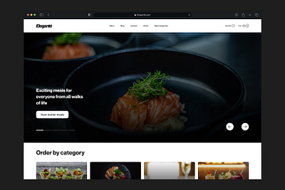 Eleganté - website interaction interaction website