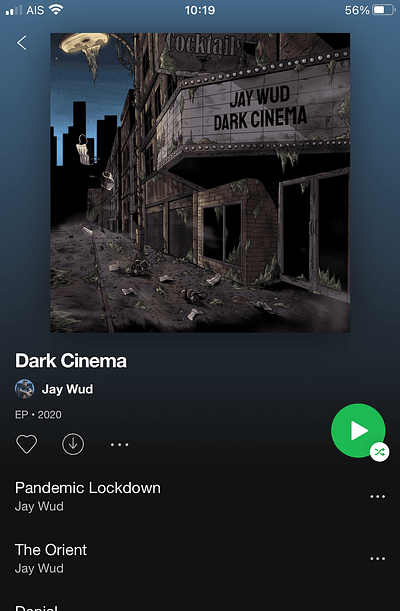 Dark cinema Album cover