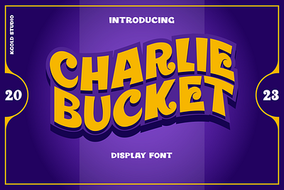 Charlie Bucket branding classic design dribbble font graphic design lettering typecae typography