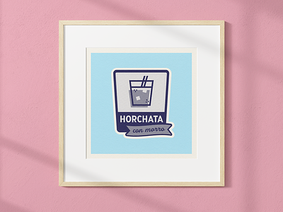 #HorchataLove | Art Print art art print el salvador graphic design horchata icon illustration interior design print salvadoran