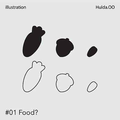 week 1 | Food? design icon design illustration