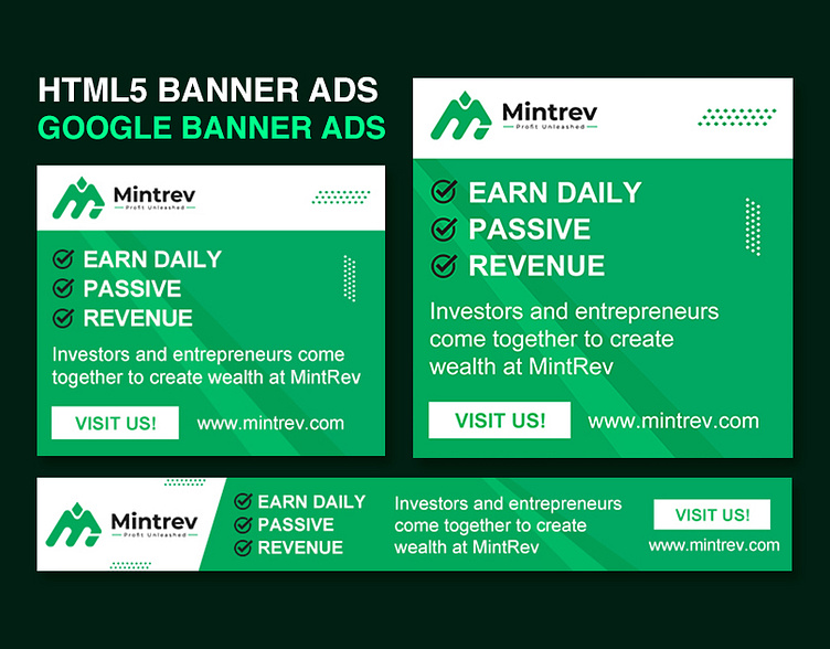 Html5 Banner ads Google Banner ads by Bodiud_Jamman on Dribbble