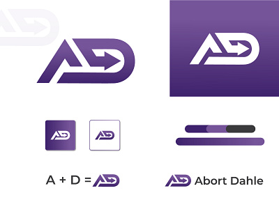 A & D logo design - Letter mark icon logo a b c d e brand identity branding creative a d logo graphic design icon icon logo illustration letter a d letter logo letter mark logo logo and branding logo design logo designer ronyahmed027 simple logo vector vector logo