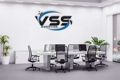 VSS Marketing 3d branding design graphic design logo logo design