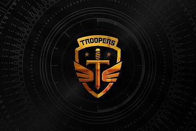 Video Game Faction Identity - The Troopers branding branding design design graphic design illustration logo logo design vector