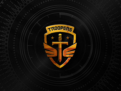 Video Game Faction Identity - The Troopers branding branding design design graphic design illustration logo logo design vector