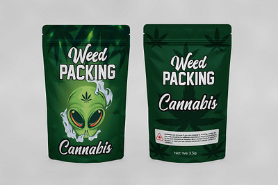 Pouch Design And Packaging Design bag design brand design cannabis pouch graphic design mockup package design packaging pouch packaging pouch packaging design product design wdde pouch