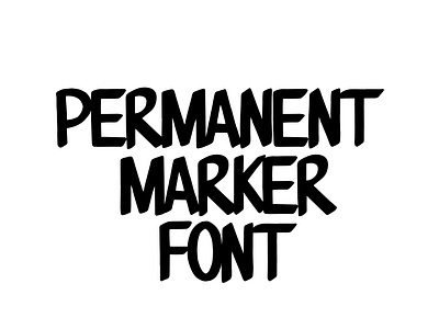 PERMANENT MARKER FONT 9cholz font typeface