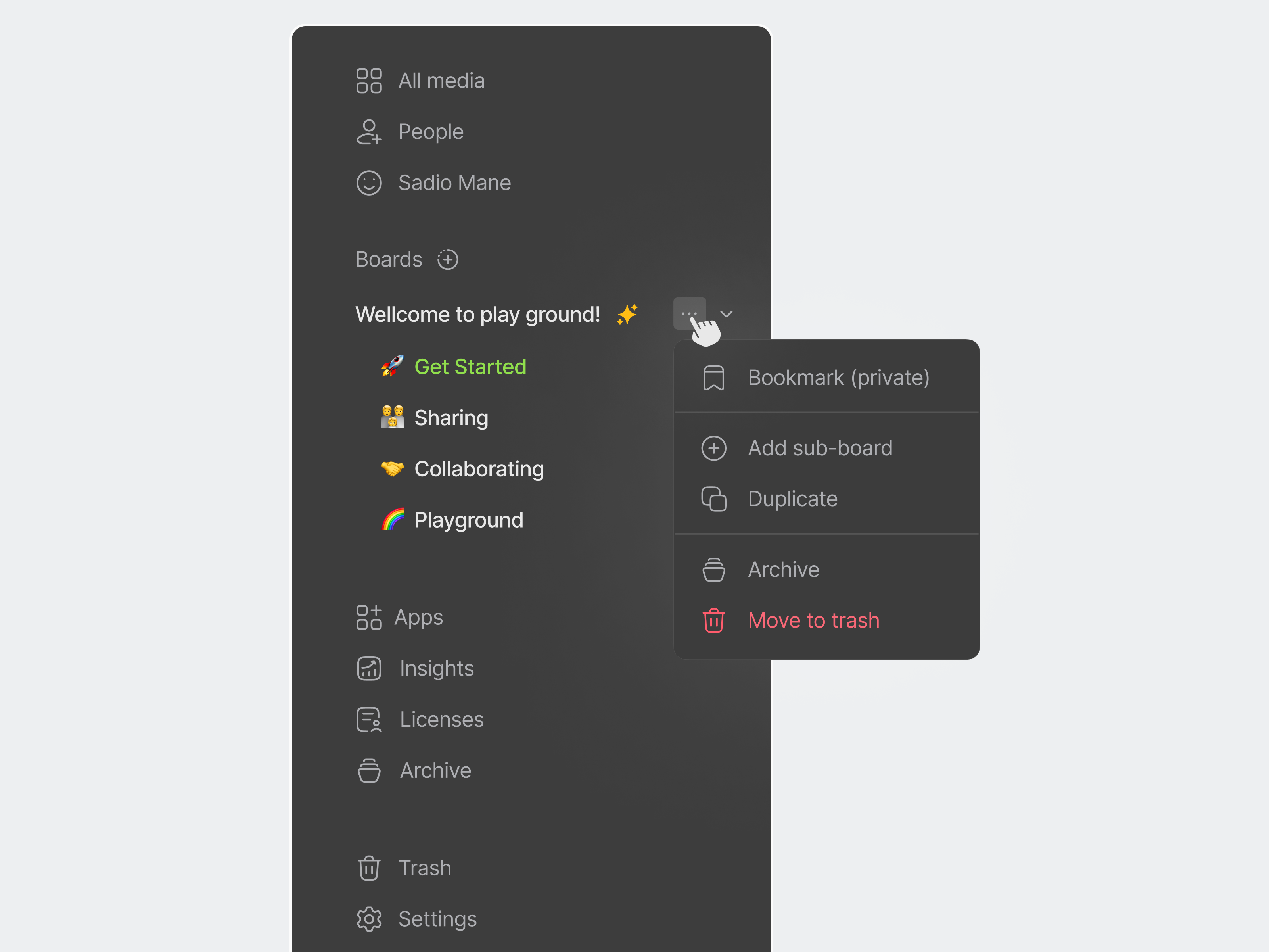 Sidebar Dropdown by Hugeicons on Dribbble