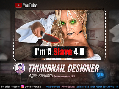 Thumbnail Design - Britney design graphic design manipulation midjourney photo editing photoshop thumbnail youtube thumbnail