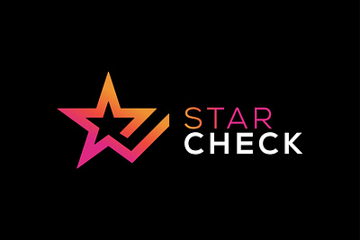 Modern star check mark vector logo design check start logo creative star logo logo modern logo star check