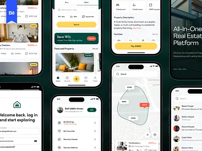Orelax Mobile App UX Case Study by Orbix Studio app app design behance case study branding design house minimal ui mobile app mobile app case study mobile app design orbix studio product design property app design real estate real estate app real estate mobile app ux case study