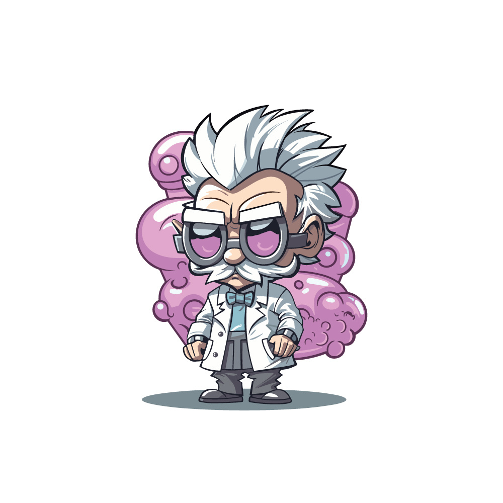 Mad Scientist (mascot concept) branding design graphic design illustration illustrator logo vector