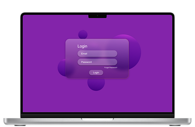 Glassmorphism Login UI Design 3d figma glassmorphism login ui ui