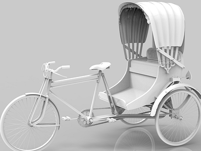 Rickshaw Banglai Rickshaw 3d 3dart auto autorickshaw banglairickshaw bicycletransport bike cycle cyclerickshaw moeling motorcycle productmodeling rickshaw taxi vehicle