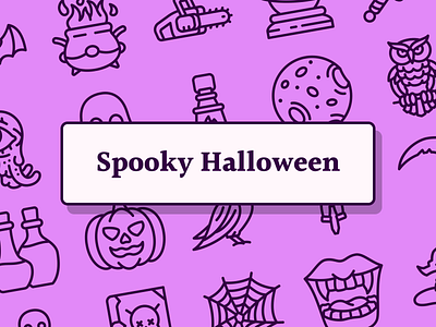 Spooky Halloween - Icon Pack halloween sticker vector
