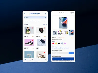 E Commerce App appdesign creativedesign designinspiration designtrends digitaldesign dribbble mobiledesign uidesign uipatterns userexperience userinterface uxui visualdesign