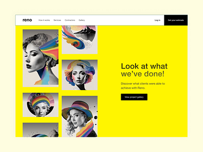 NFT ART GALLERY MARKET ai aiphotos cleandesign design designoftheday desigofthemonth dribbbleshot freelancer minimalistic mobileui nft productdesigner typography ui uidesigner uiux unsplash uxdesigner yellow